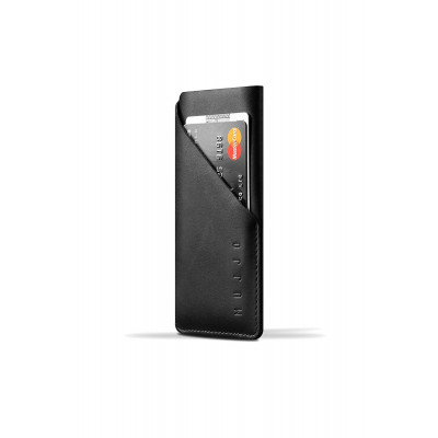 بني / أسود - Mujjo من iPhone 6 (s) محفظة جيب جلدية لل 