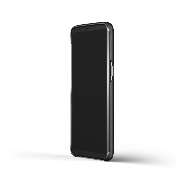 غلاف جلدي لسامسونج جالكسي S8 أسود