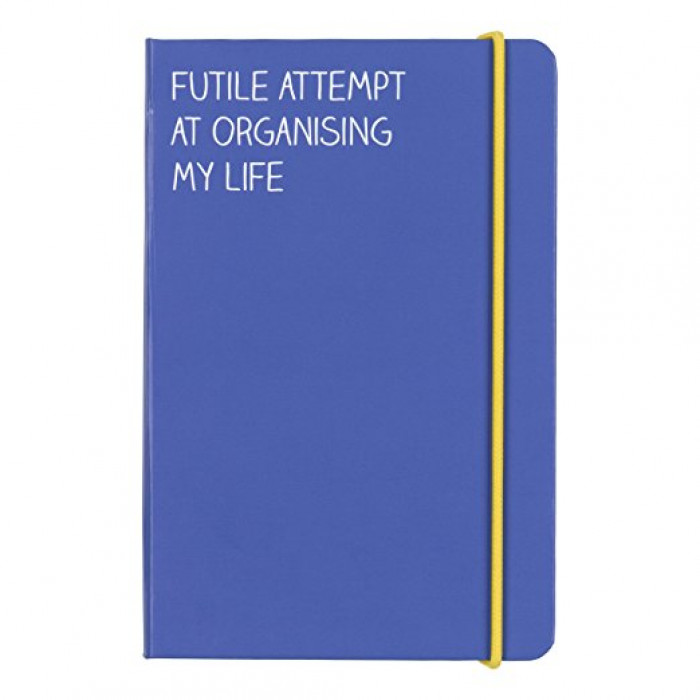 دفتر A6 من هاپي چاكسون - "Futile Attempt" - أزرق