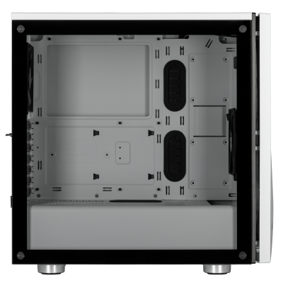 صندوق الكمبيوتر Carbide SPEC-06 RGB TG أبيض أو أسود من كورسير  