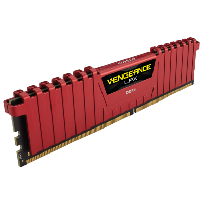 3200 32GB DDR4 16x2 Vengeance LPX C16 RAM  ذاكرة احمر | كورسير