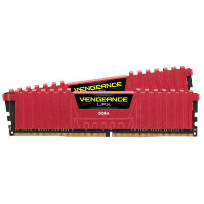 3200 32GB DDR4 16x2 Vengeance LPX C16 RAM  ذاكرة احمر | كورسير