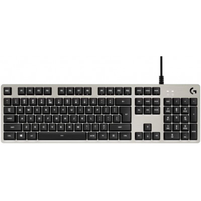 لوحة مفاتيح الألعاب الميكانيكية لوجيتك جي 413 مع إضاءة خلفية - أسود 