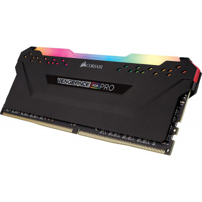 ذاكرة  VENGEANCE® RGB PRO 16GB (2 x 8GB) DDR4 DRAM 3000MHz C15 أسود | كورسير