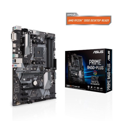 اللوحة الأم Prime B450-Plus AMD AM4 ATX من اسوس