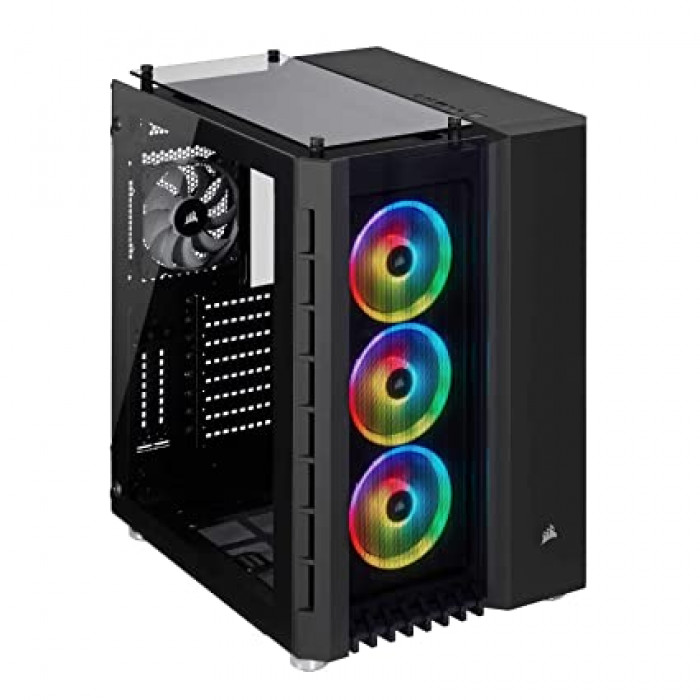 كورسير | صندوق الكمبيوتر سمارت كريستال 680X RGB ATX TG - اسود | CC-9011168-WW