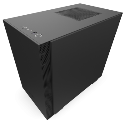 صندوق كمبيوتر NZXT H210 Mini ITX  - أسود 