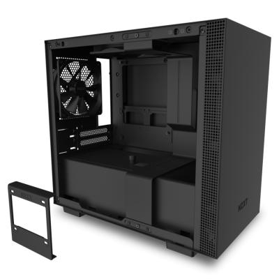 صندوق كمبيوتر NZXT H210 Mini ITX  - أسود 