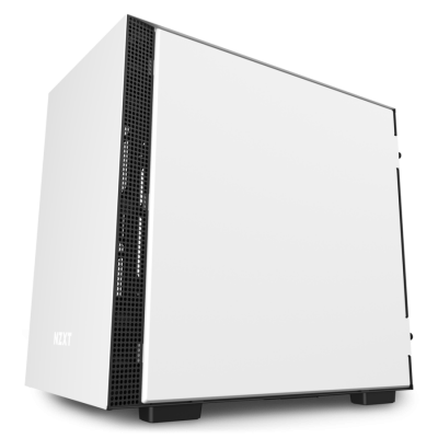 صندوق كمبيوتر NZXT H210 Mini ITX  - أبيض 