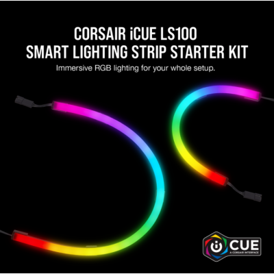 مجموعة توسيع شريط الإضاءة الذكية iCUE LS100