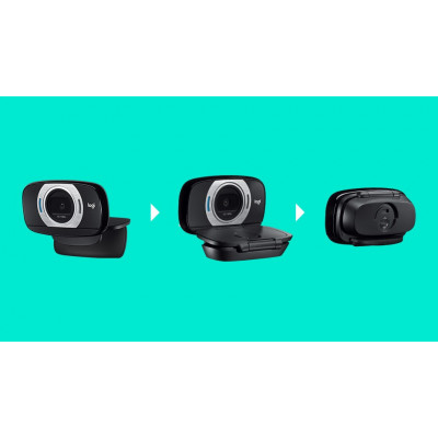 كاميرة ويب HD C615 محموله قابله للطي من لوجيتيك