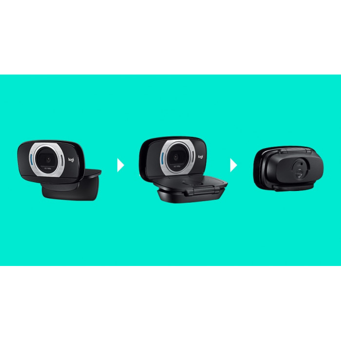 كاميرة ويب HD C615 محموله قابله للطي من لوجيتيك
