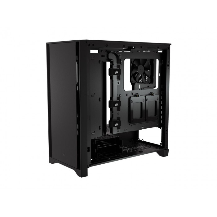صندوق كمبيوتر Corsair 4000D  أسود فولاذي / بلاستيك / زجاجي ATX Mid Tower