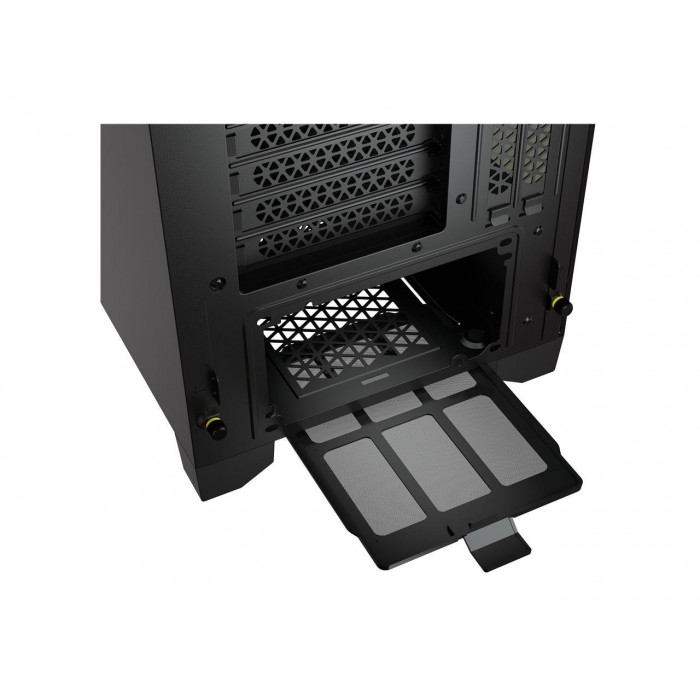صندوق كمبيوتر Corsair 4000D  أسود فولاذي / بلاستيك / زجاجي ATX Mid Tower