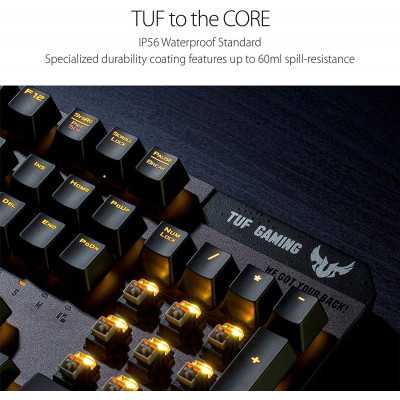  لوحة مفاتيح من اسوس اوبتيكال TUF Gaming K7 عربي 