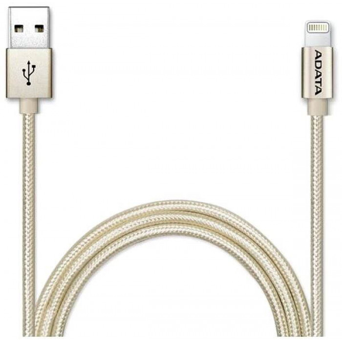 ADATA Apple Sync & Charge Lightning cable Gold 1 Meter