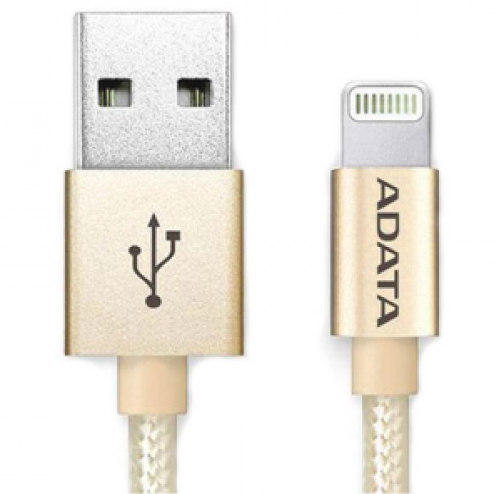 ADATA Apple Sync & Charge Lightning cable Gold 1 Meter