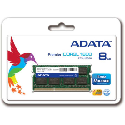 ADATA ADDS1600W8G11-S 8GB DDR3L 1600MHz ذاكرة  داخلية 