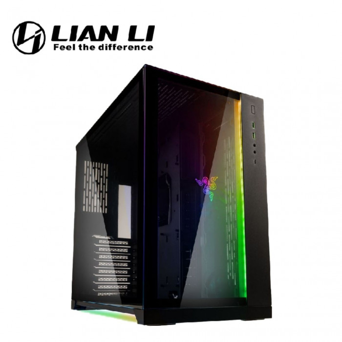 صندوق كمبيوتر للألعاب من ليان لي نسخة ريزر | O11DXRZ أسود 