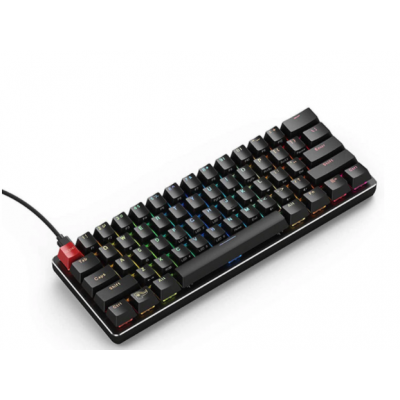 لوحة مفاتيح الألعاب Glorious Modular Mechanical - 60% Compact Size (61 Key) - RGB LED Backlit, Brown Switches من قلوريوس 