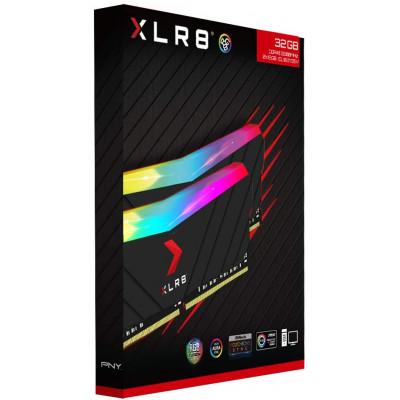PNY XLR8 RGB Gaming RAM DDR4 3200MHz 32GB (2x16GB) 