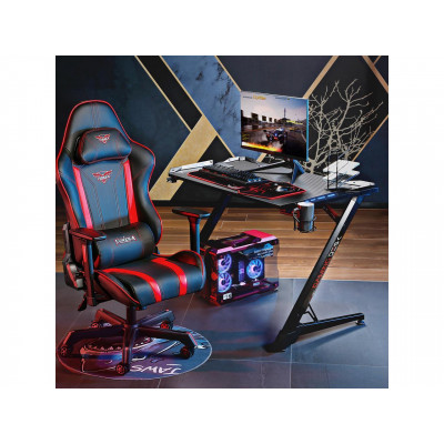 طاولة كمبيوتر الألعاب Eureka Ergonomic Z1-S PRO Gaming Desk With RGB Lights - Black