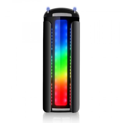 Thermaltake | صندوق الكمبيوتر | Versa C22 Mid Tower Case with Side Window and RGB LED - Black | CA-1G9-00M1WN-00