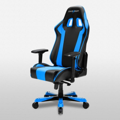 كرسي ألعاب DXRACER King series Gaming Chair- Black Blue من دي اكس ريسر 