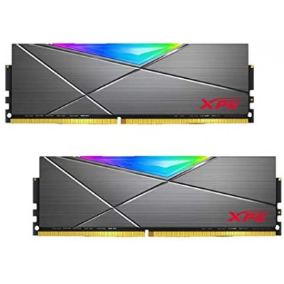 ذاكرة سطح المكتب XPG DDR4 D50 RGB 16GB (2x8GB) 3200MHz PC4-25600 U-DIMM 288-Pins 