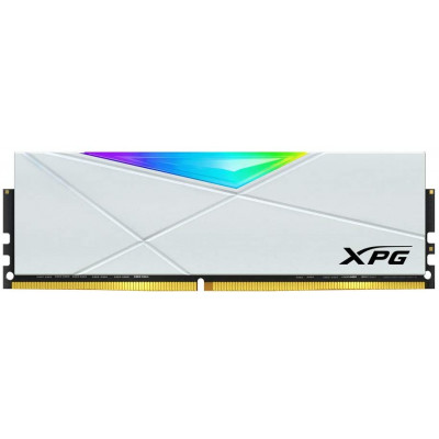 ذاكرة ألعاب سطح المكتب XPG D50 RGB 32GB (2x16GB) 3200MHz DDR4 PC4-25600 U-DIMM 288-Pins CL16-20-20 - أبيض
