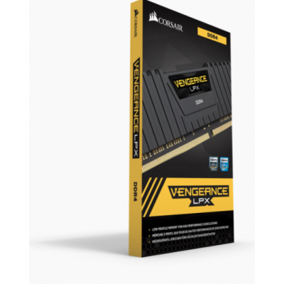 VENGEANCE® LPX 32GB (2 x 16GB) DDR4 DRAM 3000MHz C16  - ذاكرة عشوائية - اسود كورسير 