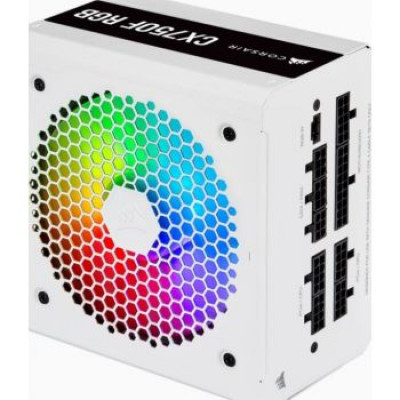 كورسير | مزود الطاقة | CX-F RGB Series CX750F RGB 80 PLUS Bronze Fully Modular ATX - أبيض | CP-9020227-UK