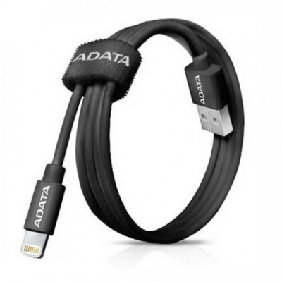 ADATA Sync & Charge Lightning Cable Black 1 Meter