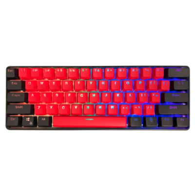 Bundle 2 | Model D Minus Matte White + Kraken-Mechanical Keyboard-Red + Gaming Mouse Pad flick XL