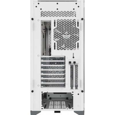 كورسير | 5000D AIRFLOW غلاف كمبيوتر من الزجاج المقوى Mid-Tower ATX - أبيض | CC-9011211-WW