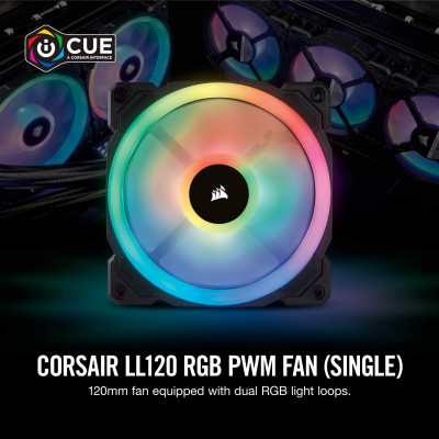 كورسير | مروحة | LL120 RGB 120mm Dual Light Loop RGB LED | CO-9050071-WW