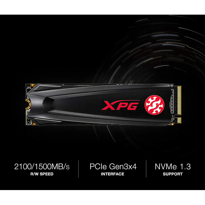 XPG | بطاقة ذاكرة | GAMMIX S5 PCIe3 2TB | AGAMMIXS5-2TT-C