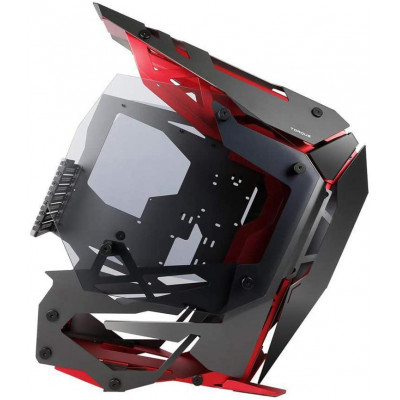 انتيك | صندوق كمبيوتر| Torque Black/Red Aluminum ATX Mid Tower 