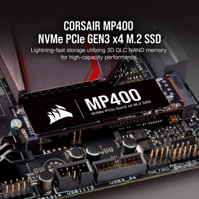 Corsair| محرك الاقراص الصلبة |  MP400 1TB NVMe PCIe M.2 | CSSD-F1000GBMP400