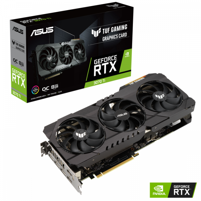ASUS | Graphic Card | TUF RTX3070TI O8G  | 90YV0GY0-M0NA00