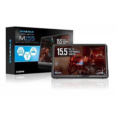 GAEMS | شاشة ألعاب | شاشة الألعاب المحمولة M155 15.5 "HD LED Performance لأجهزة PS4 XBOX | M155