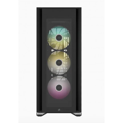 كورسير | صندوق الكمبيوتر | iCUE 7000X RGB Tempered Glass Full-Tower ATX PC Case - Black | CC-9011226-WW