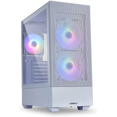  ليان لي  | كيس للكمبيوتر |  Mesh Airflow ATX PC Case Gaming - White | LANCOOL205 MESH W
