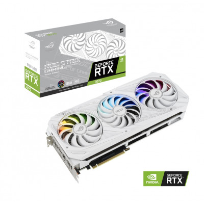اسوس |كرت شاشة | ROG Strix GeForce RTX™ 3070 V2 White OC Edition 8GB GDDR6 | 90YV0FRA-M0NA00