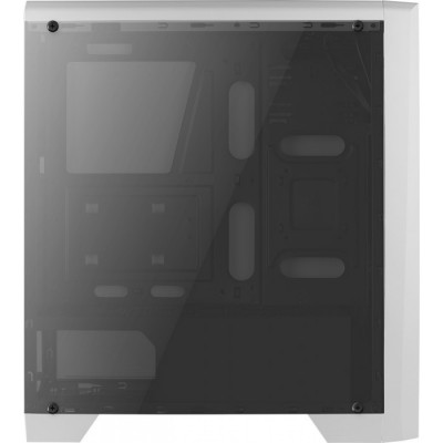 مجموعة 1  | صندوق للكمبيوتر Cylon White RGB Mid Tower  مع مبرد الوحدة المركزية السائل Mirage L240240MM ARGB  - أبيض