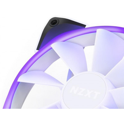 NZXT | مروحة الكمبيوتر | Aer RGB 2 120mm White Case Fan | HF-28120-BW