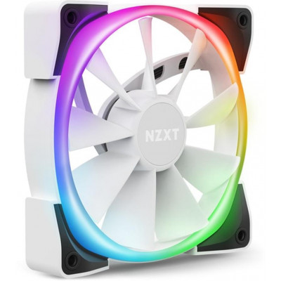 NZXT | مروحة الكمبيوتر | Aer RGB 2 120mm White Case Fan | HF-28120-BW