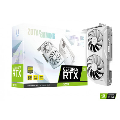 زوتاك | بطاقة رسومات| GAMING GeForce RTX 3070 Twin Edge OC White Edition LHR | ZT-A30700J-10PLHR