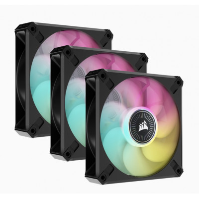 كورسير | مروحة | iCUE ML120 RGB ELITE Premium 120mm PWM Triple Fan Kit with iCUE Lighting Node CORE | CO-9050113-WW