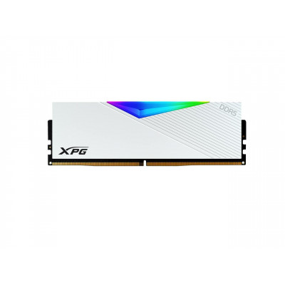 اداتا | بطاقة ذاكرة  | DDR5 5200 LANCER RGB 16GB اسود - ابيض